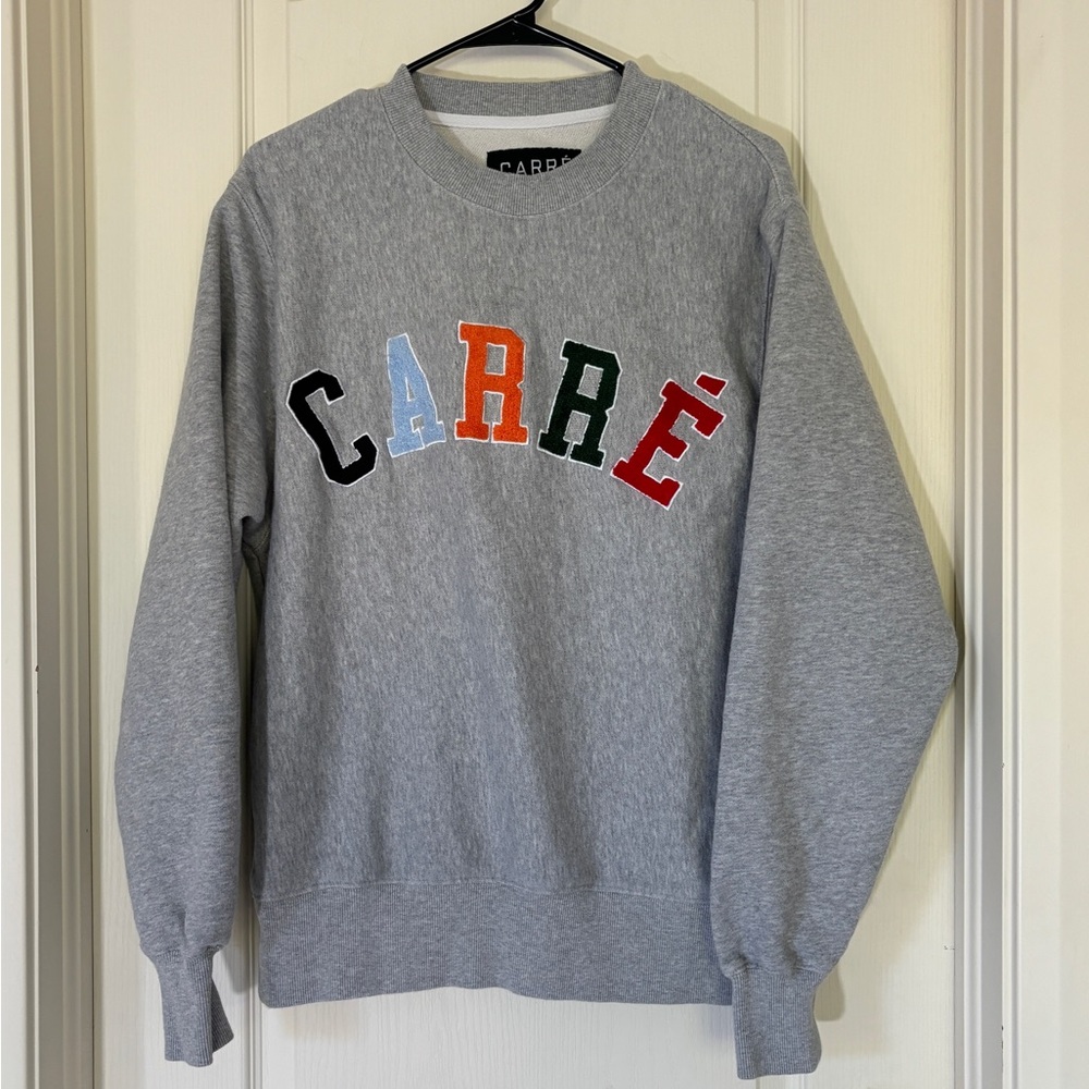 Carr Paris Colorblock Patchwork Logo Sweatshirt G… - image 6